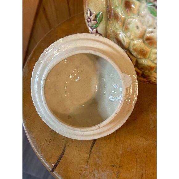 Vintage Japanese 7 Piece Tea Set Porcelain Pineapple Floral Design Read (5007) - Picture 15 of 16